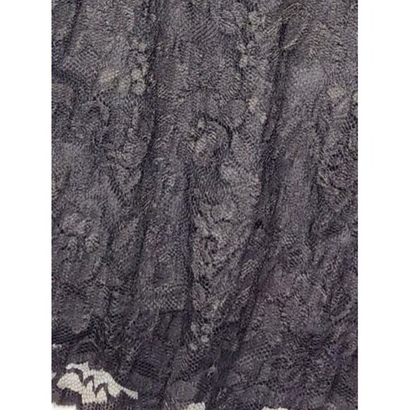 Black Sheer Lace Layered Tank Top Bobeau Size Large Dark Academia Gothic Y2k - Picture 2 of 9